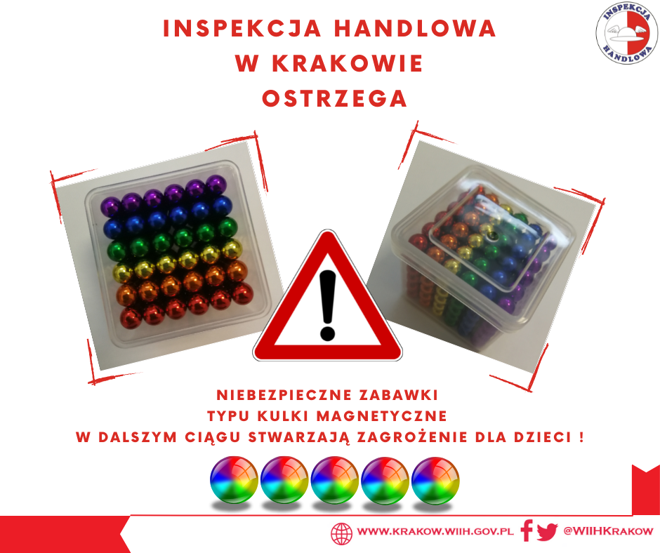 Ostrzeżenie Inspekcji Handlowej w Krakowie przed  szczególnie niebezpieczną „zabawką”