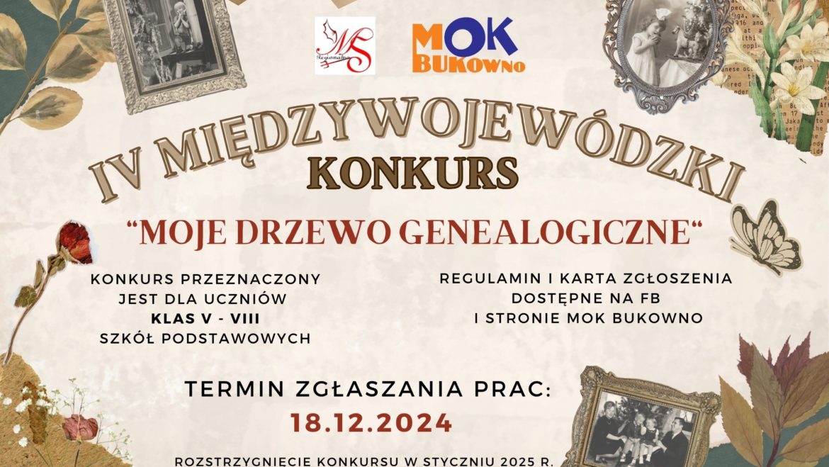 “Moje drzewo genealogiczne”- konkurs plastyczny