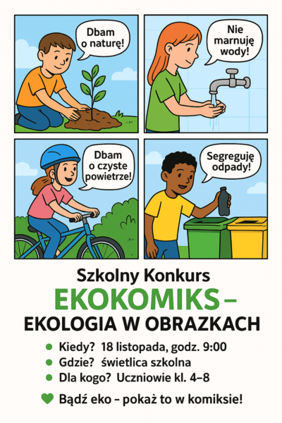 Szkolny Konkurs na Ekokomiks