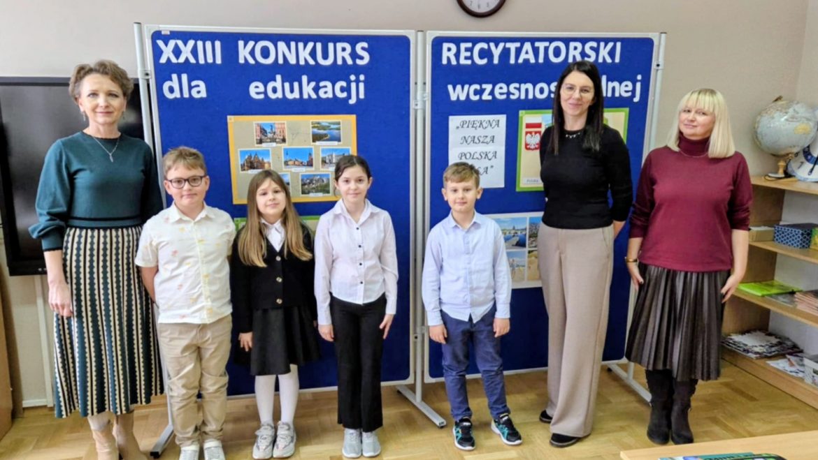 Konkurs recytatorski „Piękna nasza Polska cała”-etap szkolny