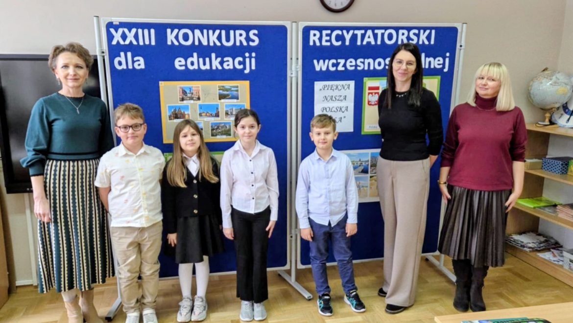 Konkurs recytatorski „Piękna nasza Polska cała”-etap szkolny