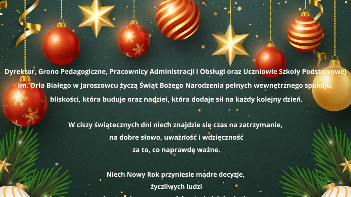 ŚWIĄTECZNE ŻYCZENIA