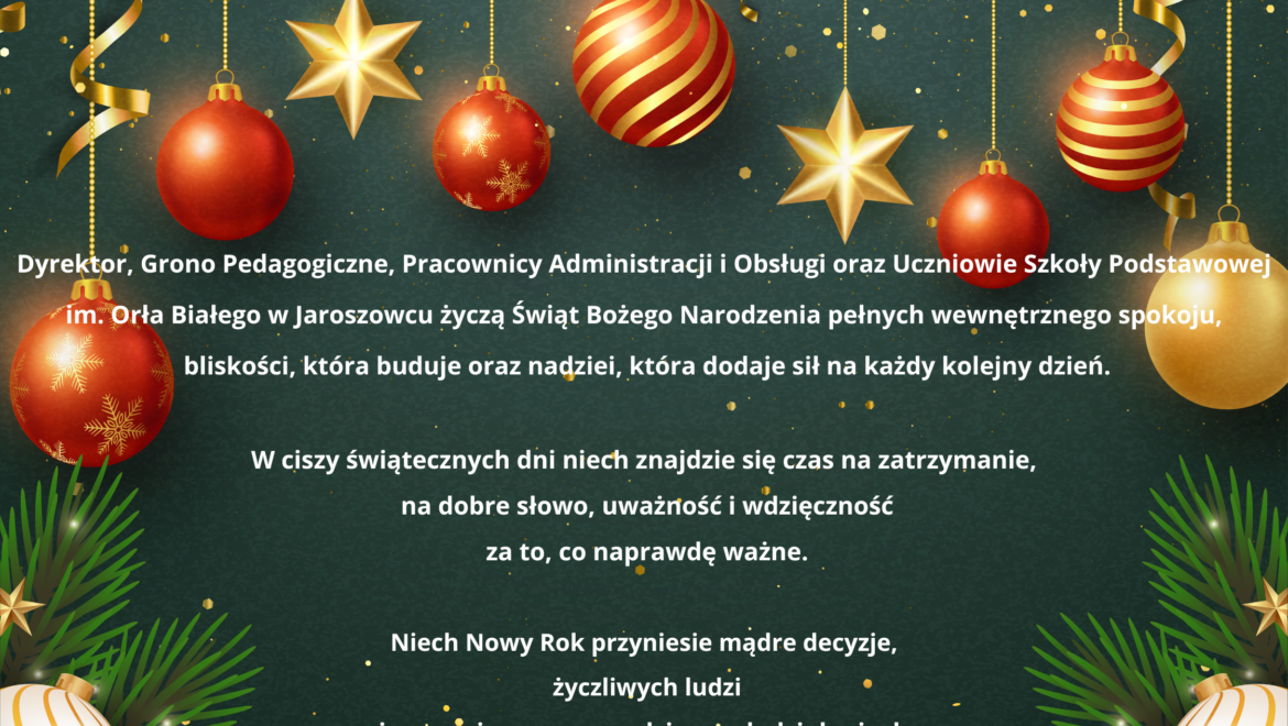 ŚWIĄTECZNE ŻYCZENIA