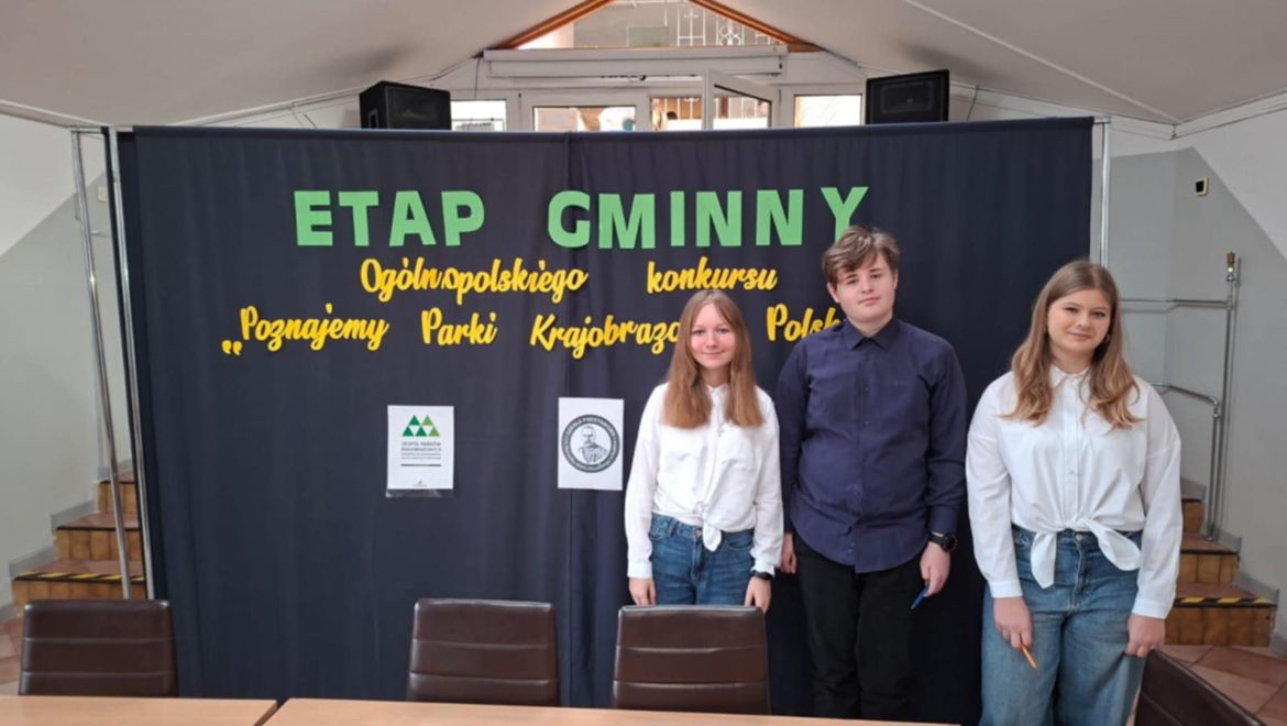 Etap gminny konkursu „Poznajemy Parki Krajobrazowe Polski” – edycja XXV